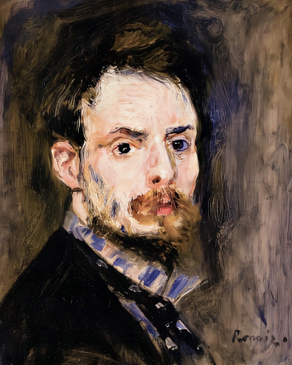 Pierre-Auguste Renoir, Self Portrait, 1875