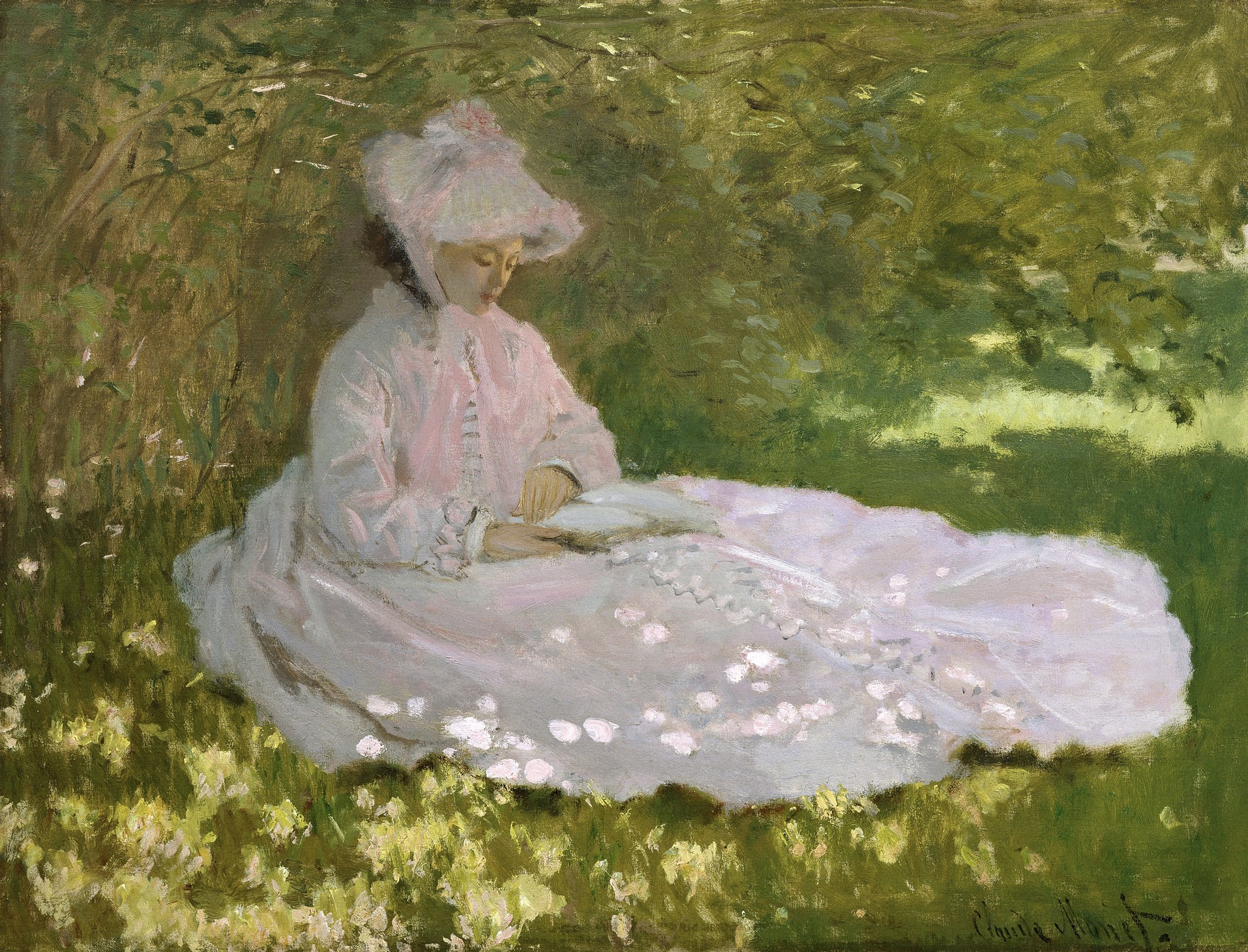 Springtime by Claude Monet 1872
