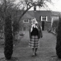 Anne Scott James at her Aldworth home